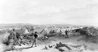 Camp of 2nd Division by Simpson