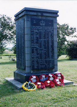 Memorial erected by the South Africa War Graves Board in 1967