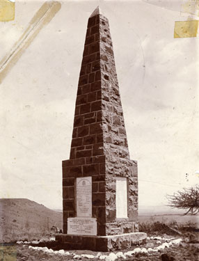 Manchester Regiment Boer War Memorial at Caesar's Camp, Ladysmith