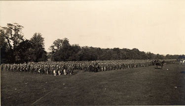 1st and 2nd Battalions on parade