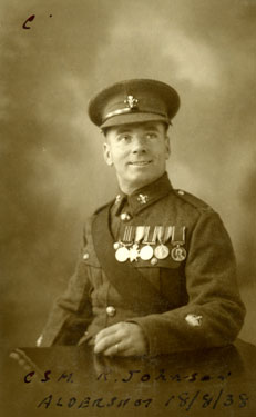 Company Sergeant Major R Johnson