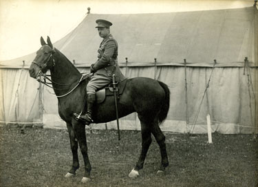 Colonel Sir Thomas Blatherwick DSO, MC, probably taken on an Annual TA Camp
