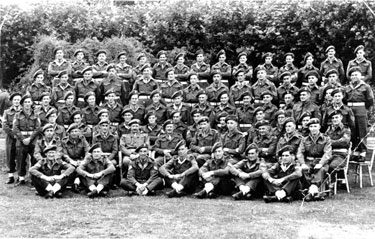 Group of 1st Battalion Sergeants.