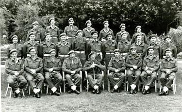The Officers from 1st Battalion