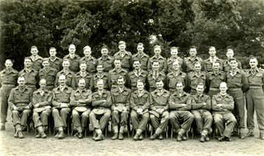Group of Officers from 1st Battalion