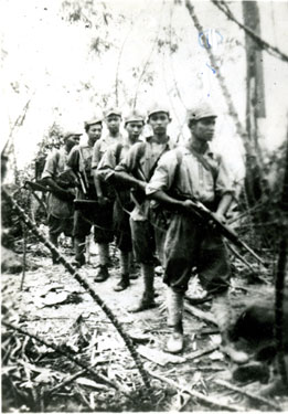 Six body guards of Toh Ko Lim, Commander 8th Regiment