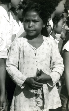 A young Malayan girl in Kroh