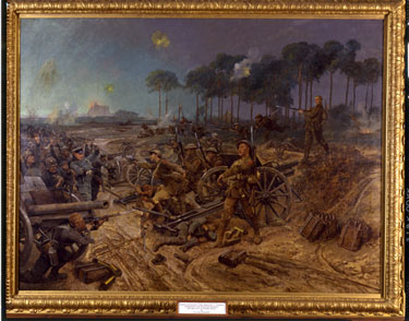 Painting by R Caton Woodville 1856-1927 - The Capture of the Guns