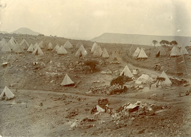 Manchester camp on Caesar's Hill