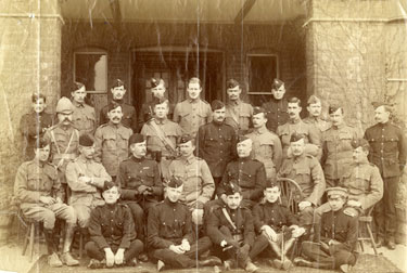 Officers of the 2nd , 3rd and 4th Battalions prior to embarking for South Africa