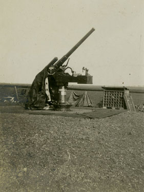 Anti-aircraft gun position