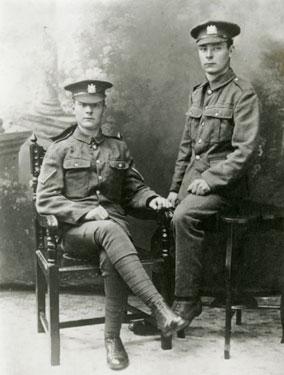 Lance Corporal Wilfred Chadwick and his brother, Private Alexander Chadwick MM