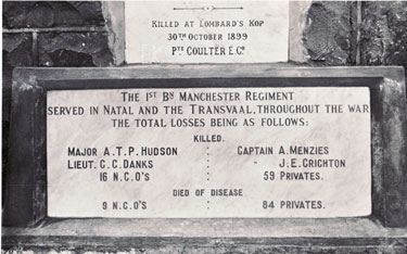 Post-war Tablet, Caesar's Camp Memorial