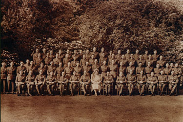 Queen Mother and Officers