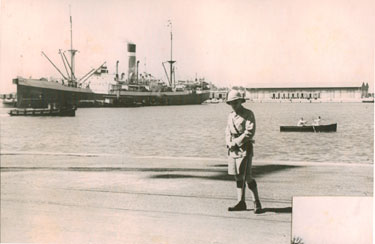 Robert 'Rex' King-Clark at Port Said