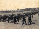 View: MR00232 Inspection of Battalion after disembarking from troopships out of United Kingdom.