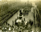 View: MR00261 Unveiling of South Africa war memorial, St Ann's Square, Manchester.