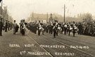 View: MR00338 Band of the 2nd Battalion marching during the Royal Visit to Manchester