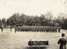 View: MR00344 Major General Sir H M L Rundle, KCB, KCMG, DSO, addressing 2nd Battalion at the presentation of South Africa war medals.