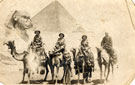 View: MR00638 32866 Private A Iliffe plus two unknown soldiers on camels