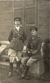 View: MR00724 Left - Unknown Lieutenant from South Lancashire Regiment, right - 'Alf', Captain in the Manchester Regiment