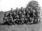 View: MR01137 Group of Officers at Coed Helen Camp