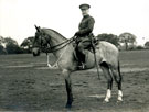 View: MR01244 Lieutenant Colonel Whitehead on horseback