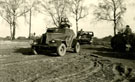 View: MR01282 Lieut Colonel Crozier in his scout car.