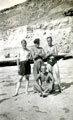 View: MR01410 Small group from the 8th Battalion relaxing on the beach.