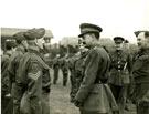 View: MR01435 Brigadier 'Ben' Brittorous of the Manchester Regiment inspecting Manchester Companies of the Home Guard.
