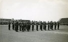 View: MR01487 Captain Clutterbuck inspecting rifles of the Guard on the Berlin Parade Ground.