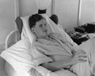 View: MR01566 2nd Lieutenant David McPhail in Taiping Hospital shortly after contracting polio.
