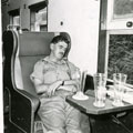 View: MR01685 Lieut E A Rankine MTO taking a nap