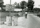 View: MR01728 Check point with Malaya Home Guard on watch