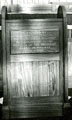 View: MR01805 Bishops Chair dedicated to the men from the Manchester Regiment who died in Malaya