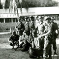 View: MR01808 Group of unidenified men from 1st Battalion on the Sungai Ular Estate