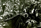 View: MR01812 Erecting bivouacs at the end of a day on patrol