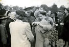 View: MR02033 HM Queen Elizabeth with Major General Eric Costin