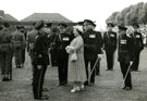 View: MR02035 HM Queen Elizabeth the Queen Mother meets Regimental Sergeant Major Benson