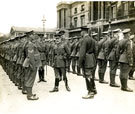 View: MR02043 HM King George V inspecting a detachment from the Manchester Regiment