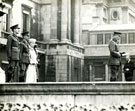 View: MR02044 HM King George V and Queen Mary with Officers from Manchester Regiment