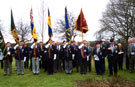 View: MR02072 Members of the Ashton Branch of the regimental Association and friends at Cleethorpes 3rd Battalion Memorial.
