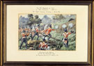 View: MR02122 Painting of the 96th Regiment of Foot in New Zealand 1845-47. The Light Company attacking a Maori Pah