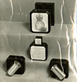 View: MR02147 Set of wall mounted fittings to hold the Regimental Colours. Presented by the Royal South Australia Regiment.