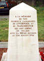 View: MR02197 The reverse of the Manchester Pals Battalion Memorial at Montauban, France.