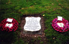 View: MR02198 Plaque at the foot of the 3rd Battalion Memorial in Cleethorpes dedicated to the men from the 3rd who lost their lives on April 1st 1916.