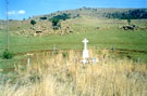 View: MR02216 Looking West from the road to the 1st Battalion Memorial at Elandslaagte, South Africa.