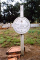 View: MR02223 Memorial cross for Private J Quinn (4956) who died on 1st July 1901 of disease.