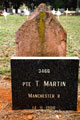 View: MR02224 Memorial to Private T Martin who died of disease on 14th November 1900
