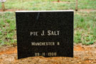 View: MR02227 Memorial to Private J Salt who died on 9th November 1900